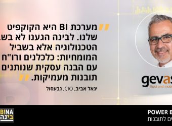 מקרה בוחן למערכת BI - גבעסול